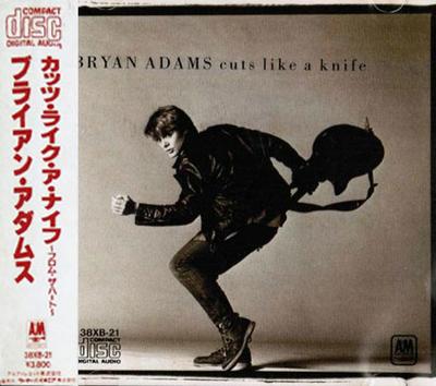 CD BRYAN ADAMS - Cuts Like A Knife 38XB21 A&M Records 1984 Japan Rock Used