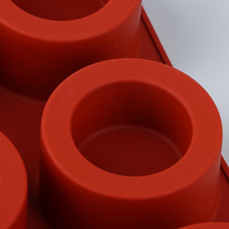 1Pc 6 Hole Round Cake Mold Cake Decorating Silicone Mold Diy Cakes Baking Tool