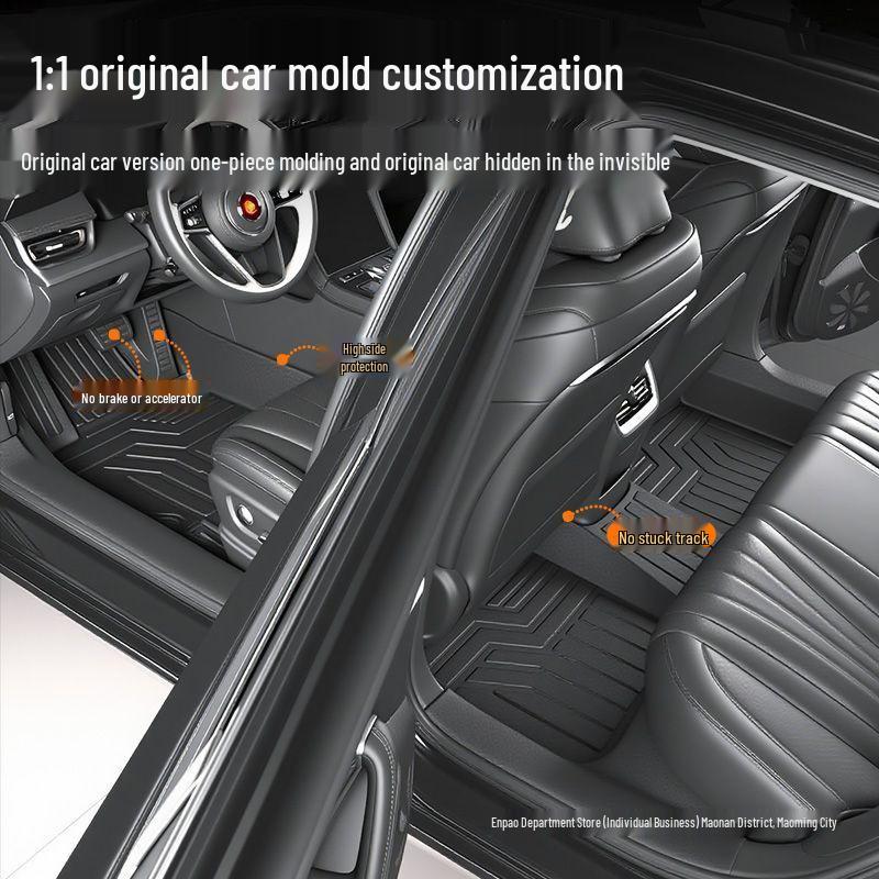 Hongqi H6 2023-2025 Full Coverage TPE Floor Mats - Interior Car Decor Accessories