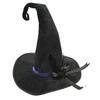 Witch Hat For Halloween Costume Party With Soft Lining Practical Nonwoven Fabric Cosplay Accessories For Kids Adults