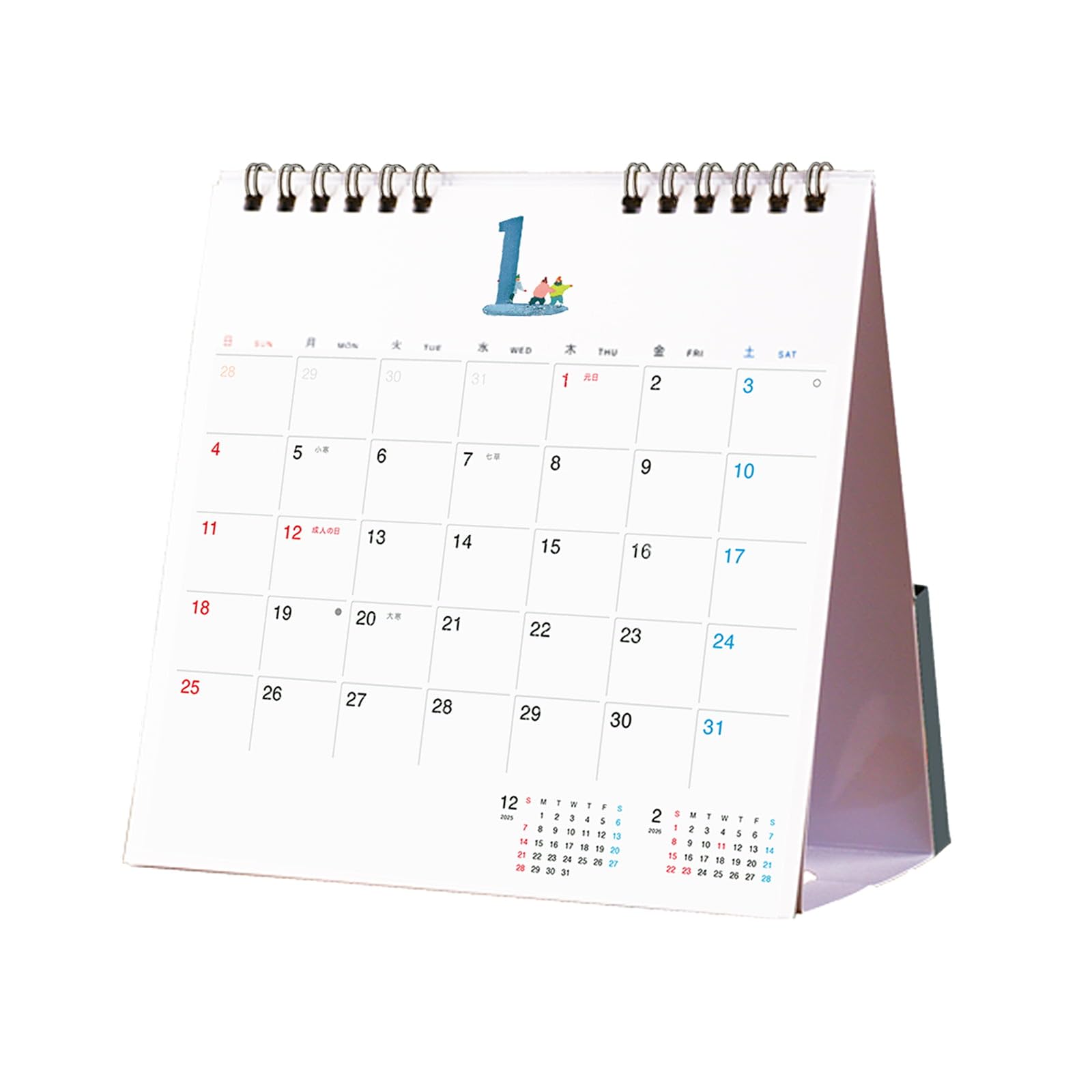 

Hobonichi Whiteboard Calendar 2026 with File Desktop Pockets,