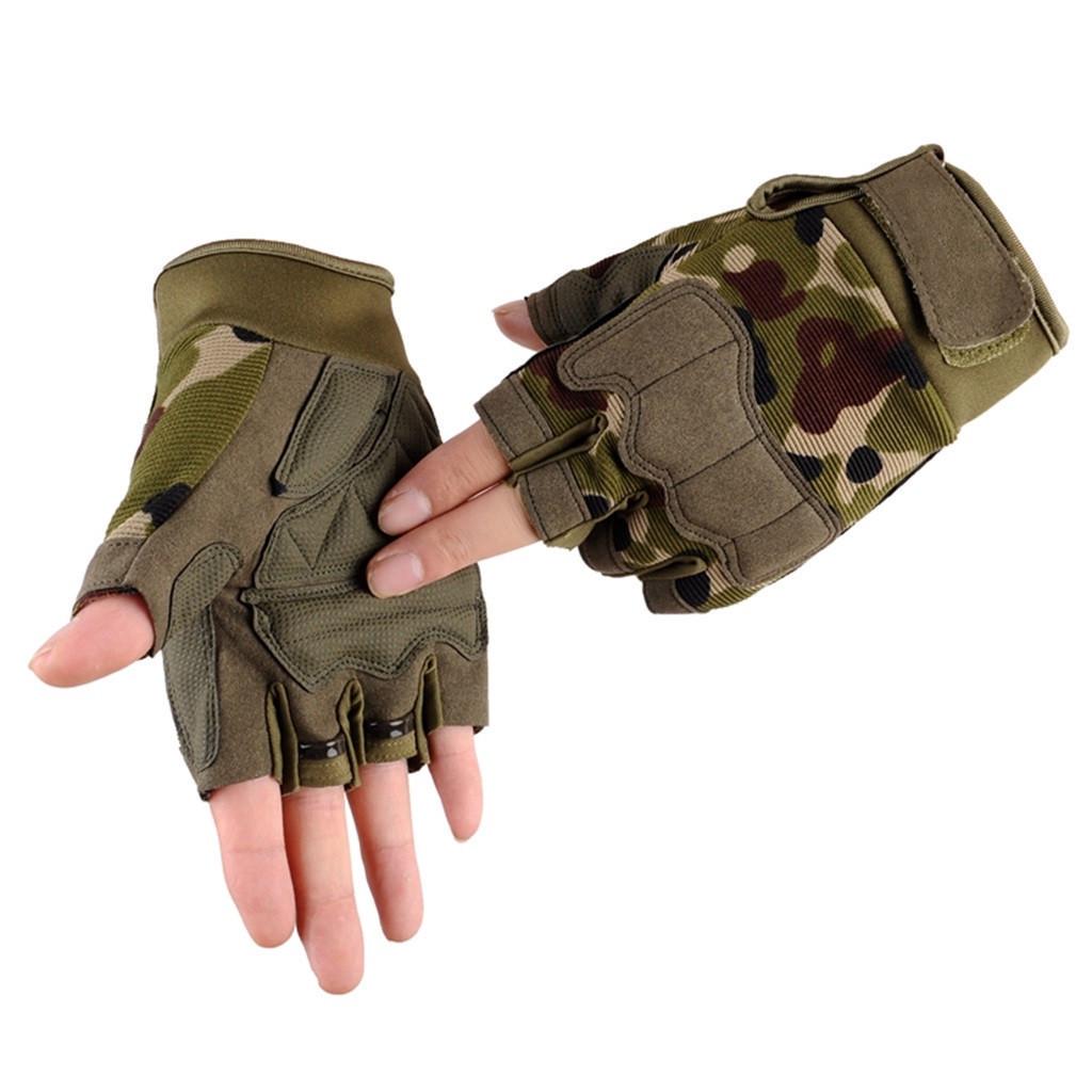 Mode Unisex Halfvingerhandschoenen Tactisch Buitensporten Bergbeklimmen Rijden M