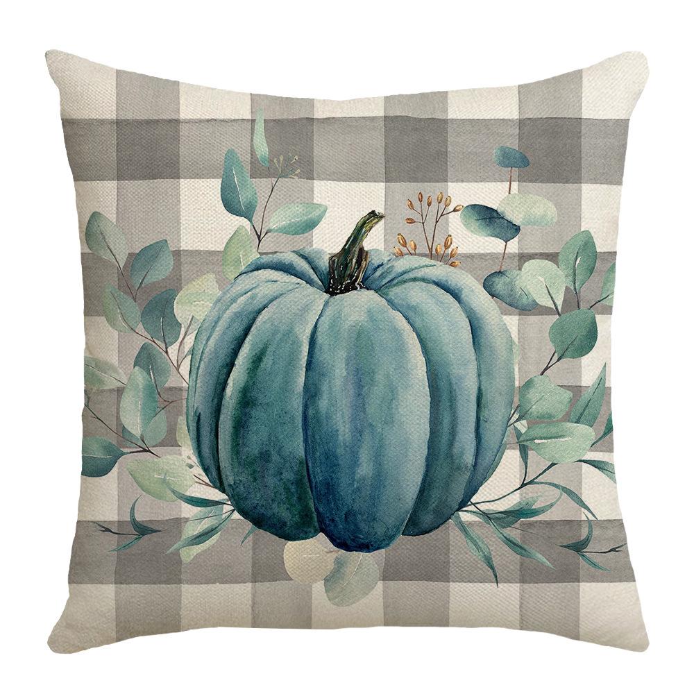 New Autumn Pumpkin Car Linen Pillow Home Furnishings Nordic Sofa Pillow Cover
