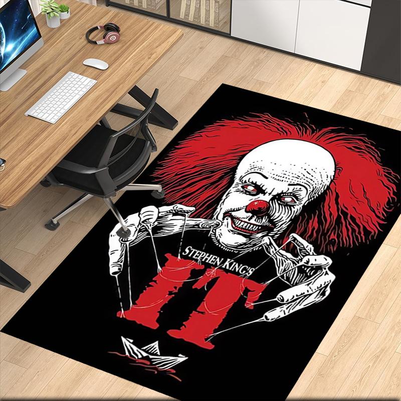 Halloween horror Printed Carpet, for Office Chair Living Room Bedroom Kitchen Room Decor Gifts.