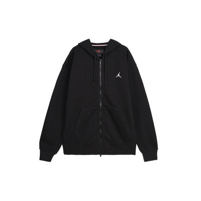Jordan Solid Color Hooded Jacket With Embroidered  Logo Men Jackets Black FV7292-010