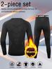 Europäisches Ski-Schnelltrocknendes Thermounterwäsche-Set für Herren und Damen für Herbst/Winter Outdoor-Sportarten
