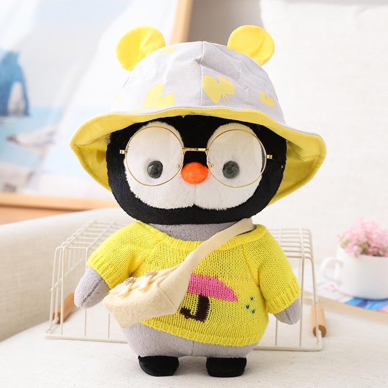 30cm Cartoon Cute Dress Up Penguin Plush Toy Stuffed Soft Kawaii Penguin Doll Animal Pillow Birthday Gift For Kids Children