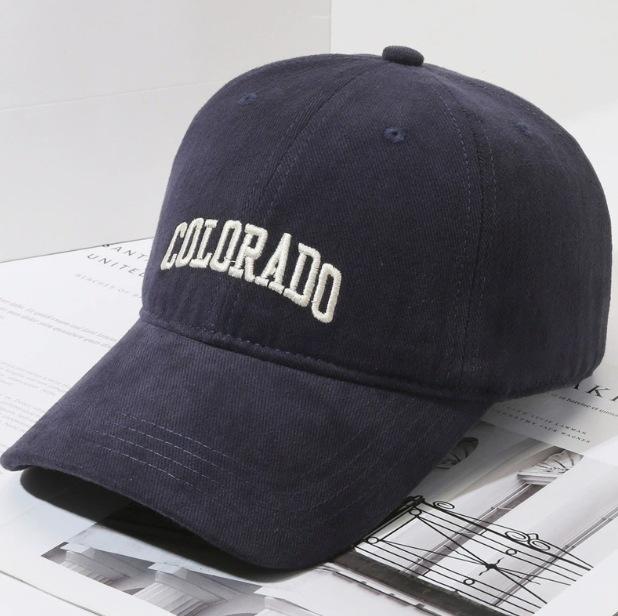 New Men's Baseball Cap Women's Deep Top Wide Brim Big Head Circumference Cap Showing a Small Face Sun Protection Versatile Sun Hat