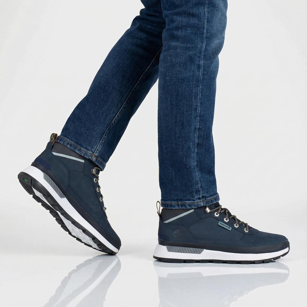 TIMBERLAND Field Trekker Mid - Herren Schuhe Stiefel Sneakers Blau TB0A652Z-019 ORIGINAL
