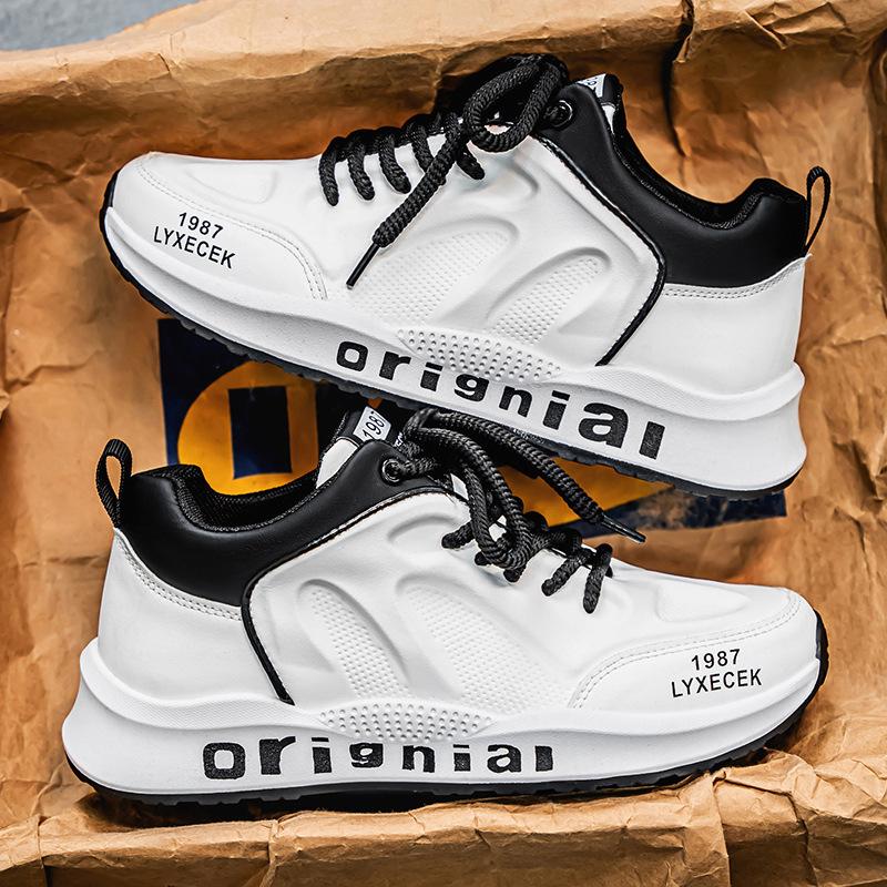 

Fashion Men s Sneakers 2025 New Casual Comfort Sports Running Tennis Shoes Male Outdoor Thick Soled Walking Shoes Zapatillas De Hombre 44 белый