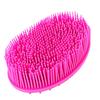 Double Sided Shampoo Brush Exfoliating Massage Silicone Hair Wash Brush with Hanging Hole