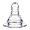 2Pcs Baby Silicone Wide Neck Soft Teats Nipple Circle Hole S/M/L Size Cross Hole Baby Bottles Natural Flow Nipples