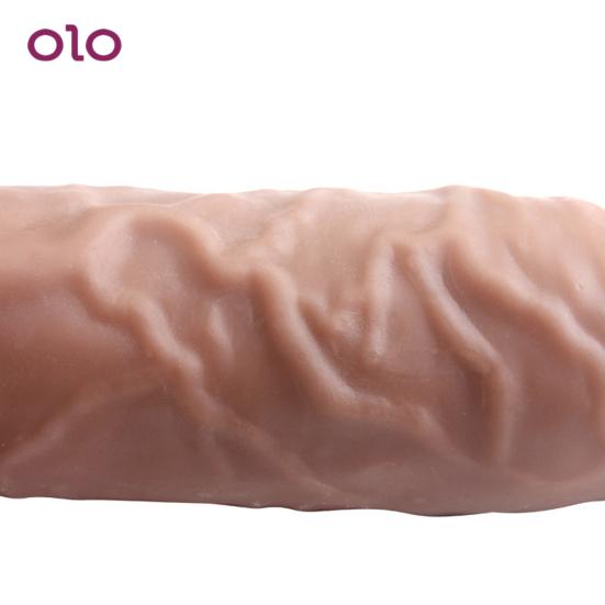 Par deler sexleketøy Penisermeforstørrelse Sexleketøy Kondomer Dildo Extender Cock Delay Ring