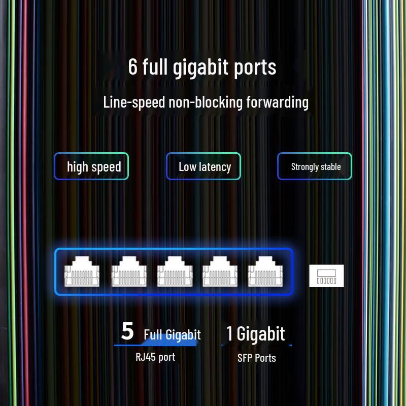 TP-LINK TL-SG2206LPF 5-Port Gigabit Managed PoE+ Switch with 1 SFP