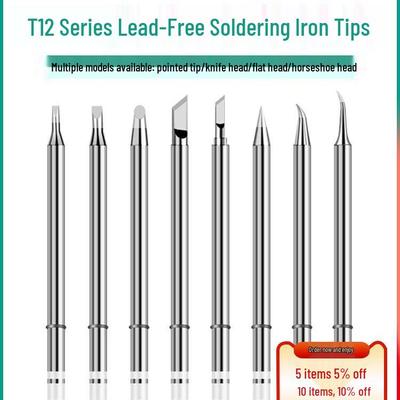 T12 Bent Tip Integrated External Heat Soldering Iron Tip Accessories