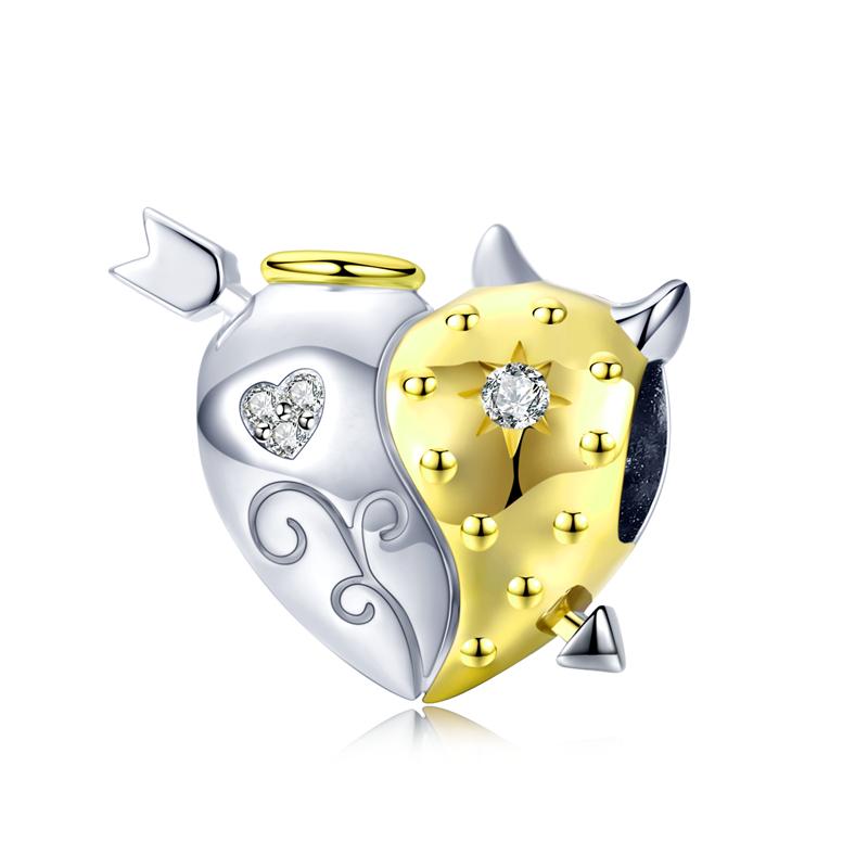 WOSTU Dangle Charm Fit Original DIY Bracelet Pendant 100% 925 Silver Boys Girls Beads For Women Fashion Jewelry Gift