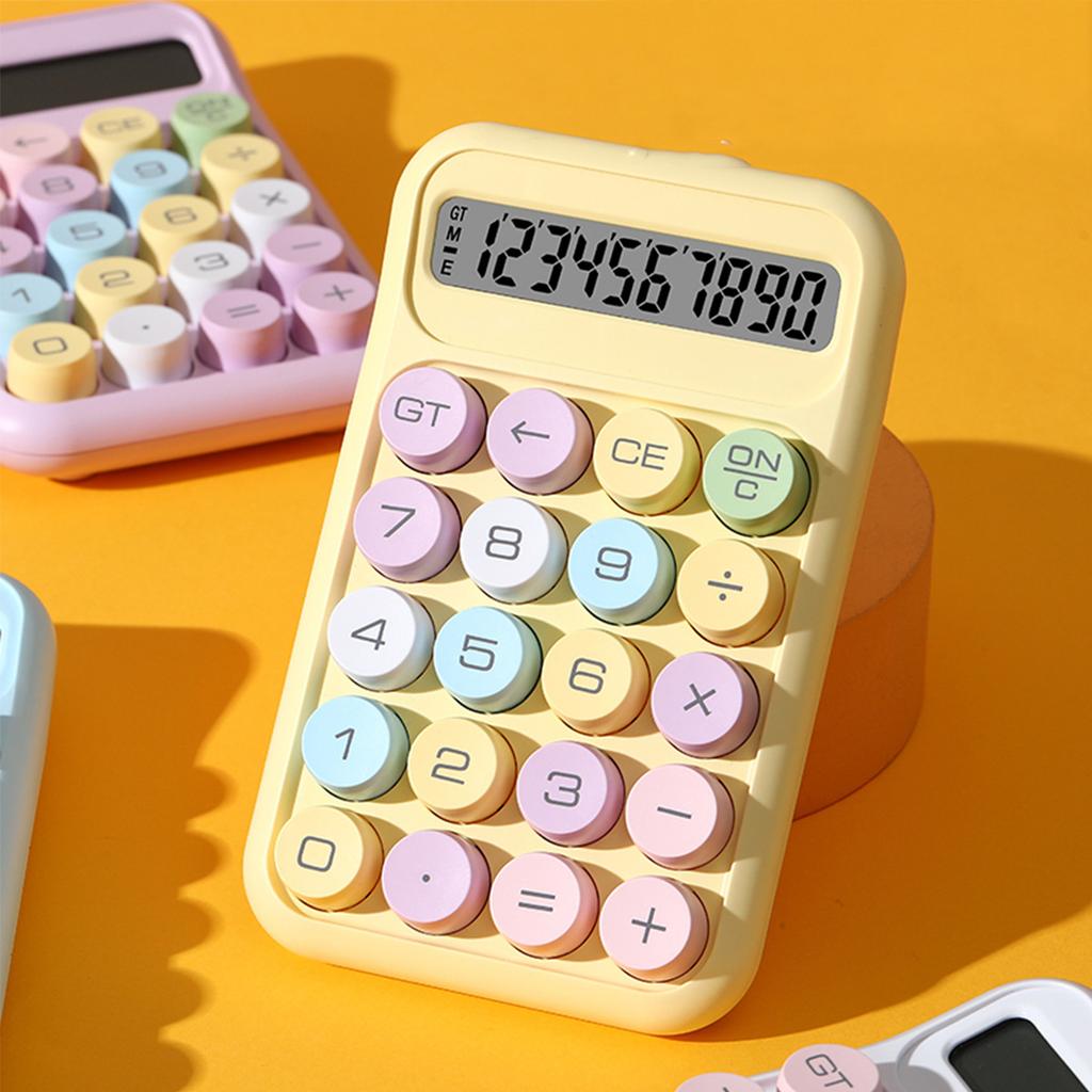Finansal Muhasebe Araçları 10 Haneli Dopamin Hesap Makinesi Tanrıçalar için Şık Hesap Makinesi Okula Dönüş Öğretim Malzemeleri