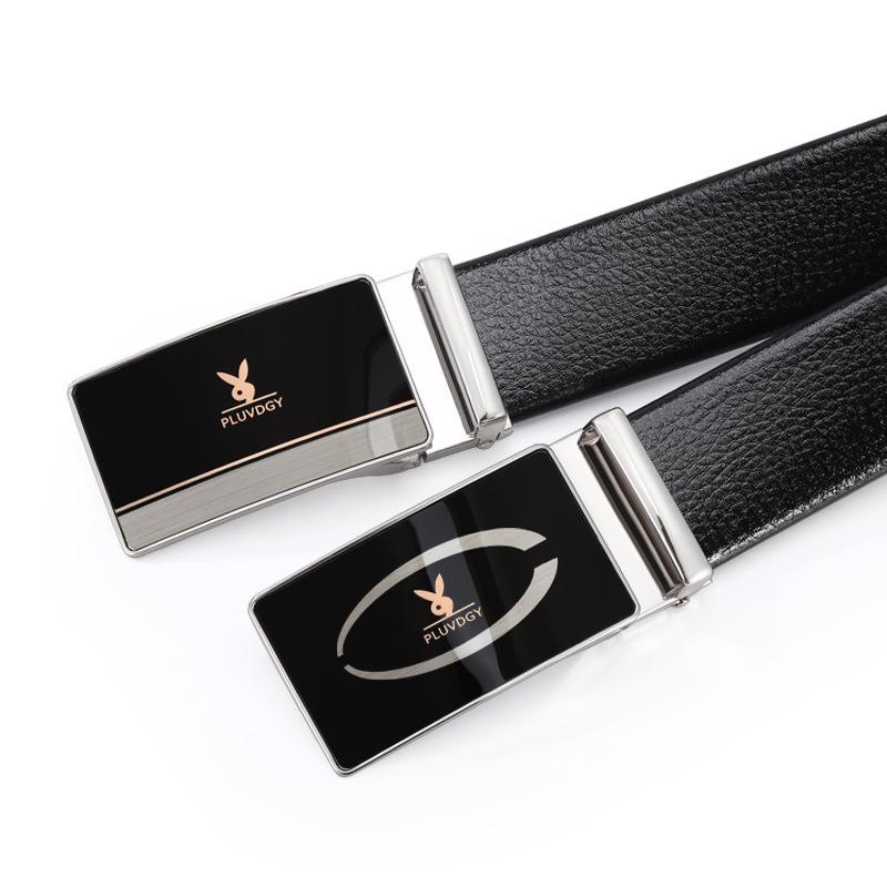 Belt Men'S Smooth Buckle Belt Light Hipster Green Student Board Buckle Belt