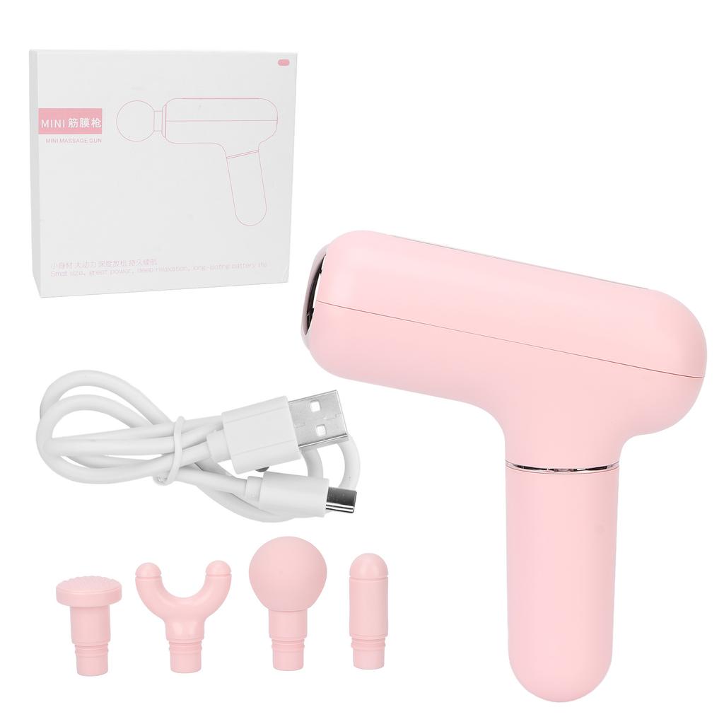 Massage Gun USB Charging Handheld Portable Deep Tissue Vibration Pain Relief Electric Muscle