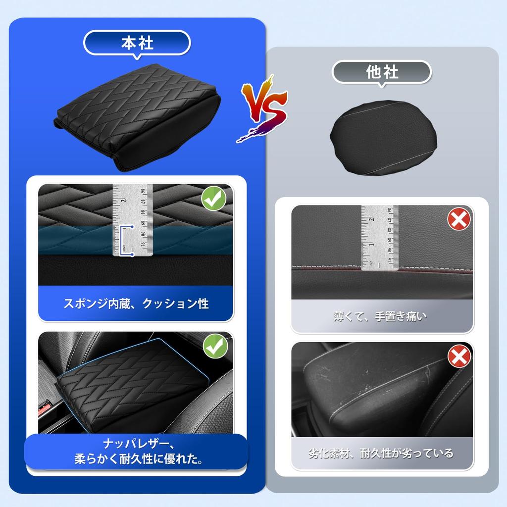 Mozan Honda New WR-V Armrest Cover Armrest Cushion WRV DG5 2024-Present Armrest Pad Parallelogram