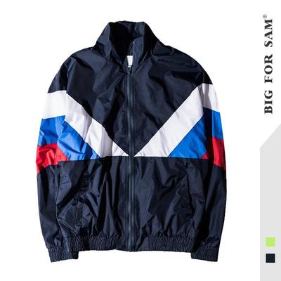 2023 Retro Kontrastfarbe Freizeitjacke: Europäische und amerikanische Streetwear für Herren