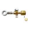 Brass CO2 Filling Adapter CO2 Adapter Pressure Control Valves Portable CO2 Brass Texture for Bottle