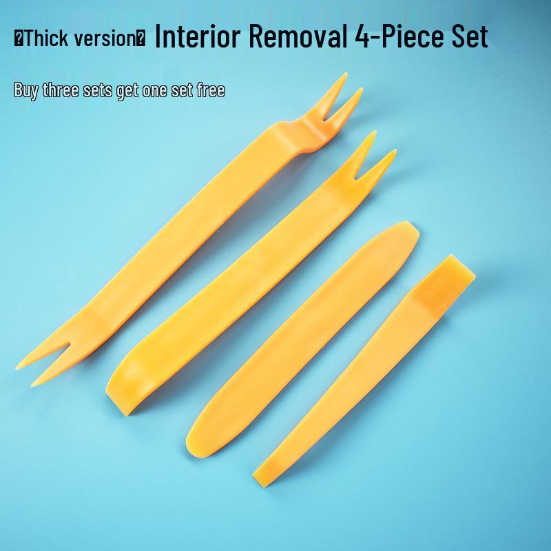 Nerezová sada páčidel a nástrojů pro demontáž čalounění interiéru automobilu