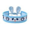 Trendy Handmade Woven Pet Bracelet with Love Embroidery and Tassels