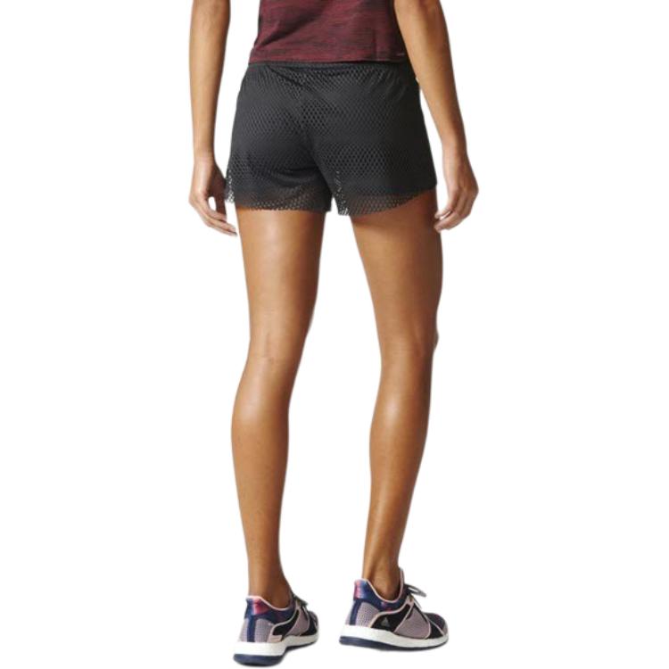 Adidas Comfortable Simple Fashion Breathable Three-Quarter Casual Shorts Women Shorts Black BK7966