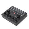 Sound Mixer Dual Channel Plug and Play USB Live Sound Card for PC Recording Gaming Live Streaming