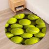 tennis Printed Round Rug Carpet Chair Rug Area Rug Entryway Doormats,for Office Chair Living Room Bedroom Kitchen Room.