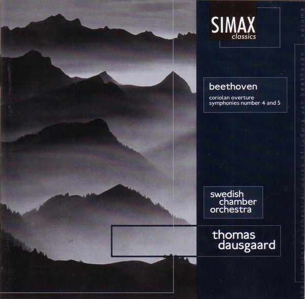CD SWEDISH CHAMBER ORCHESTRA, THOMAS D - Beethoven : Coriolan Overture/Symph PSC1180 Simax Classics 2000 Europe Classical Used