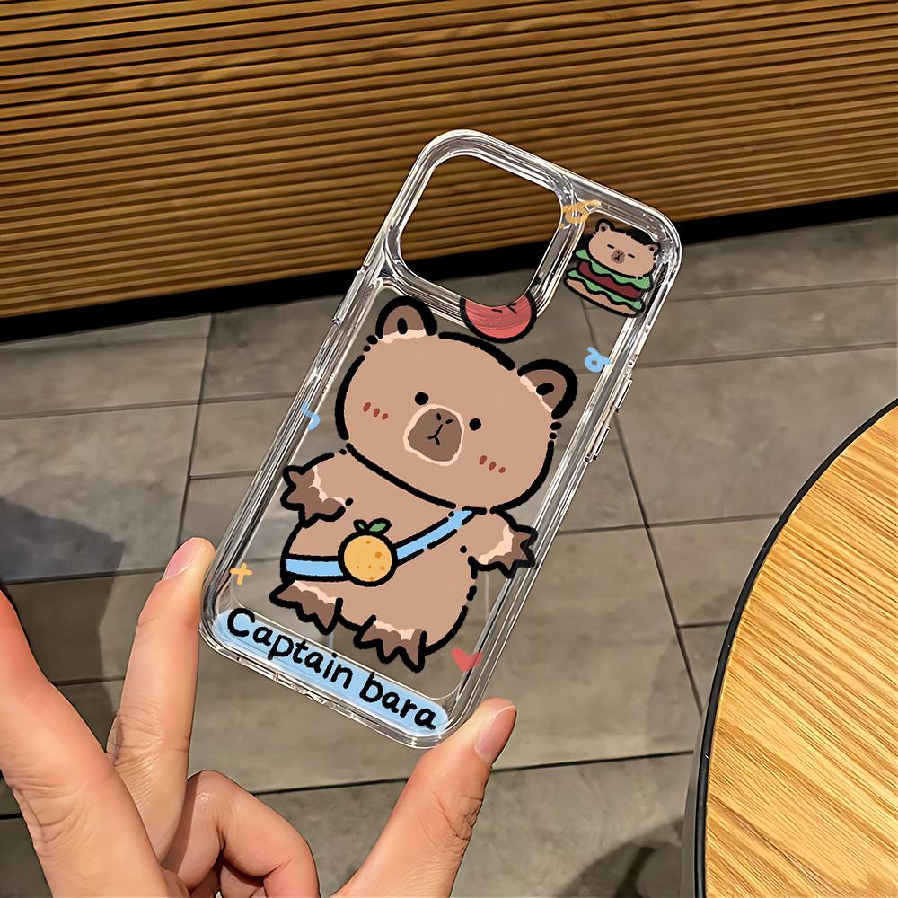 Capybara Cute Cartoon Phone Case for Samsung Galaxy A56 A36 A26 A55 A35 A15 A54 A34 A24 A14 A05 A04 A13 A73 A53 4G 5G Back Cover
