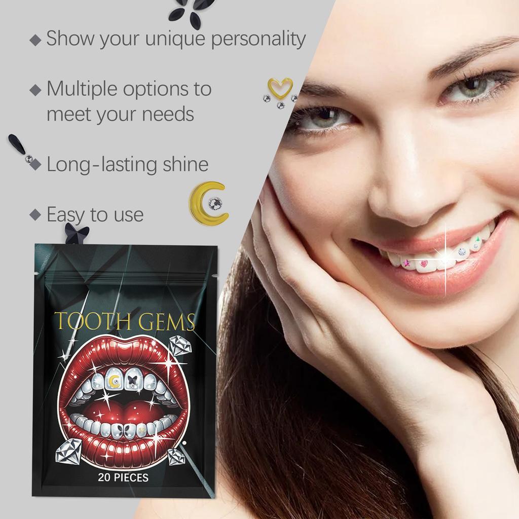 Rhinestone Tooth DIY  Kit,  Rhinestone  Kit, Tooth  Kit