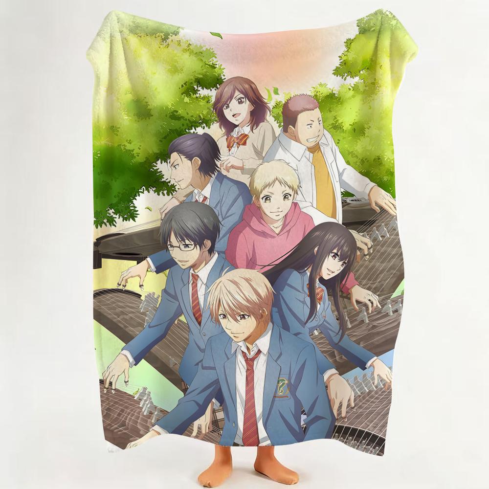 

Anime KKono Oto Tomare! Sounds of LLife Throw Flannel Throw Blanket Suitable for Sofa Living Room Bedroom 75cmx90cm