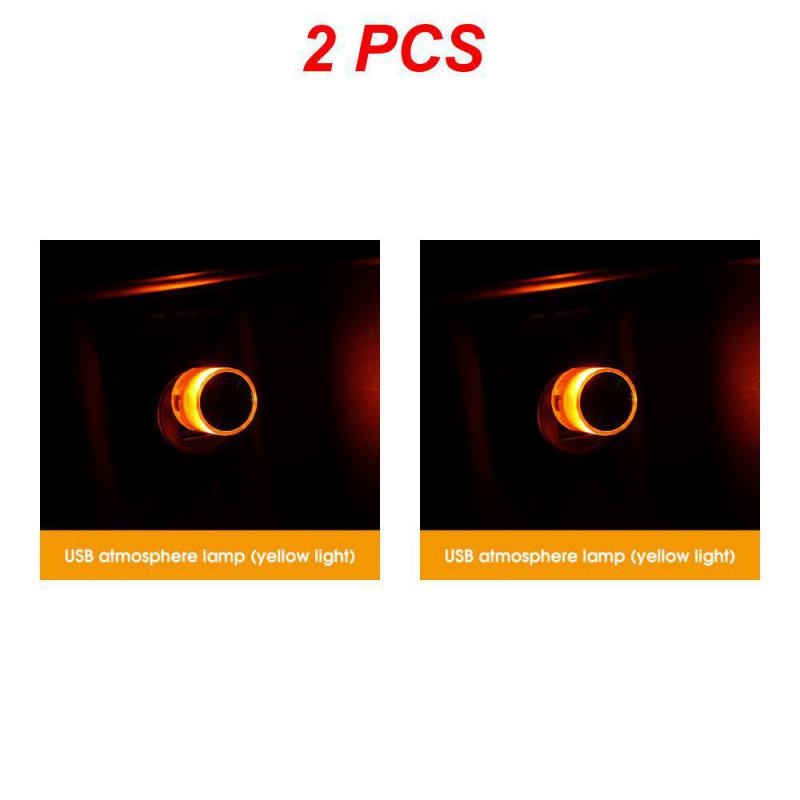 

2/3PCS Usb Atmosphere Light Decorative Universal Mini Car Interior Accessories Decoration Durable Led Car Atmosphere Light