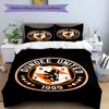 Dundee United Crest Printed Pattern Duvet Cover Set – Includes 1 Duvet Cover and 2 Matching Pillowcases Bedroom Decor Christmas Gifts