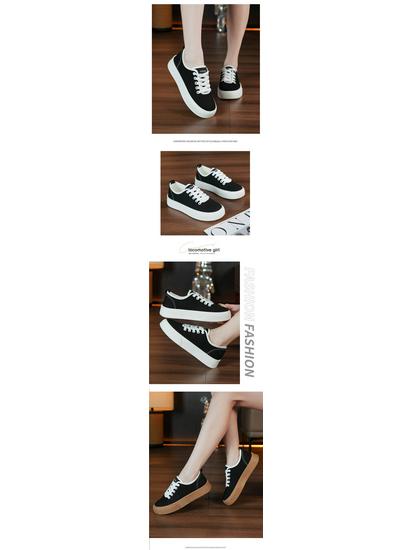 Lightweight Women's Canvas Board Shoes - 2025 Autumn Collection, Breathable and Versatile