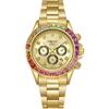 Stylish Rhinestone Luxury Quartz Unisex Wristwatch - Trendy Scale Timepiece