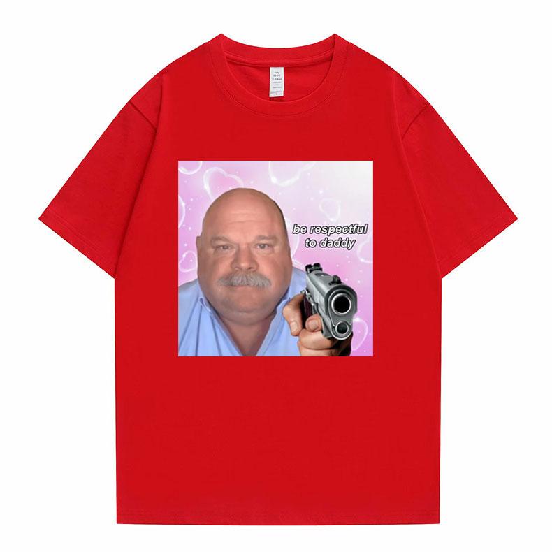2026 SpringSummer Bertram Respect Dad Fun TShirt for Men and Women Streetwear Insy2k 2XL