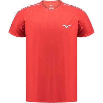 Elite Atmungsaktives Schnelltrocknendes Kurzarm-T-Shirt Herren Tops Rot U2CA1A02-62
