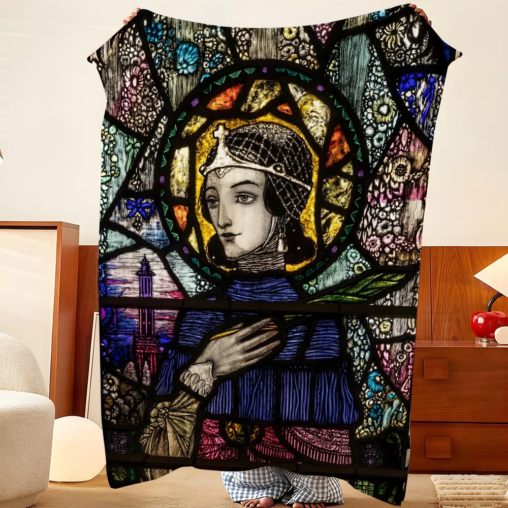Artist H-Harry C-Clarke Throw Flannel Throw Blanket, Lightweight Cozy, Durable Washable cute Cool