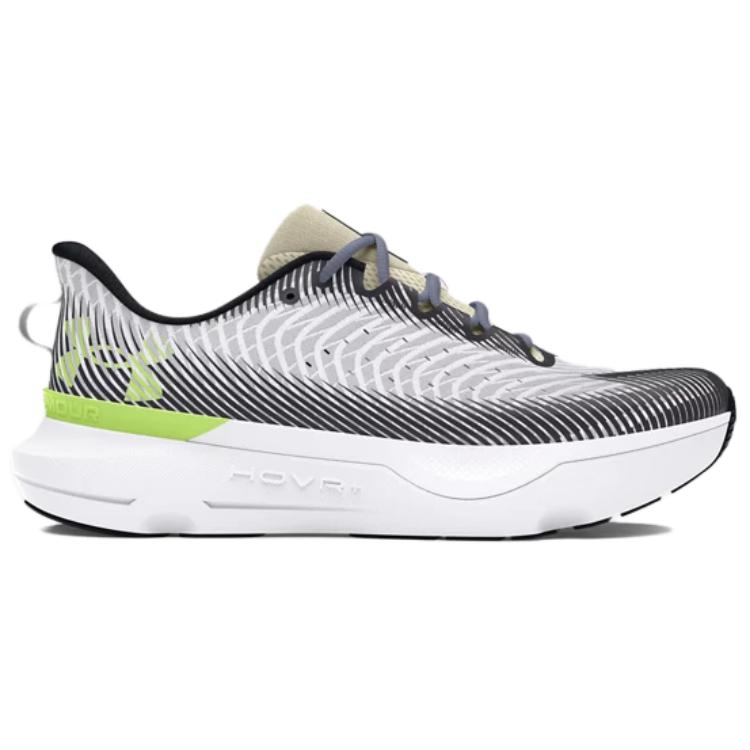 Under Armour HOVR Infinite Pro White Anthracite Morph Green Men Sneakers 3027190-105
