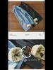 1355 Men's Plush Thick Warm Long-Sleeved Japanese Style Denim Coat Shirt