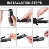 Bicycle Grip Ergonomic Design 22.2mm Double Lock-on Anti-Slip Shock Absorption
