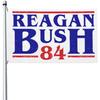 1pc Multi-Size Optional, Reagan Bush 84 Flag Single Side Print - American Polyester Flag - Bright Colors and UV Fading Resistant - Canvas Head, Flag C