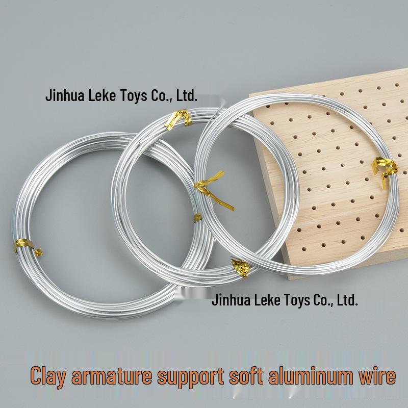 Superleichtes Polymer Clay Stützskelett - Weicher Aluminiumdraht 1mm, 1,5mm, 2mm
