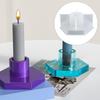 Hexagonal Candle Holder Molds, Epoxy Casting Silicone Resin Molds for Wedding, Party