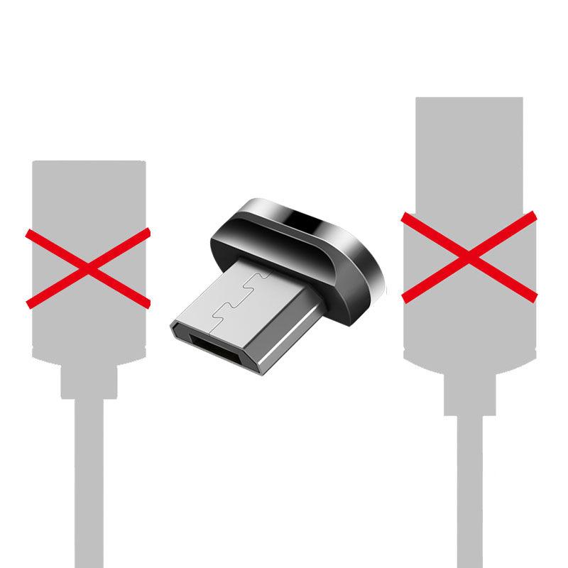 

Магнитный нейлоновый плетеный кабель 3-в-1 для быстрой зарядки 2M