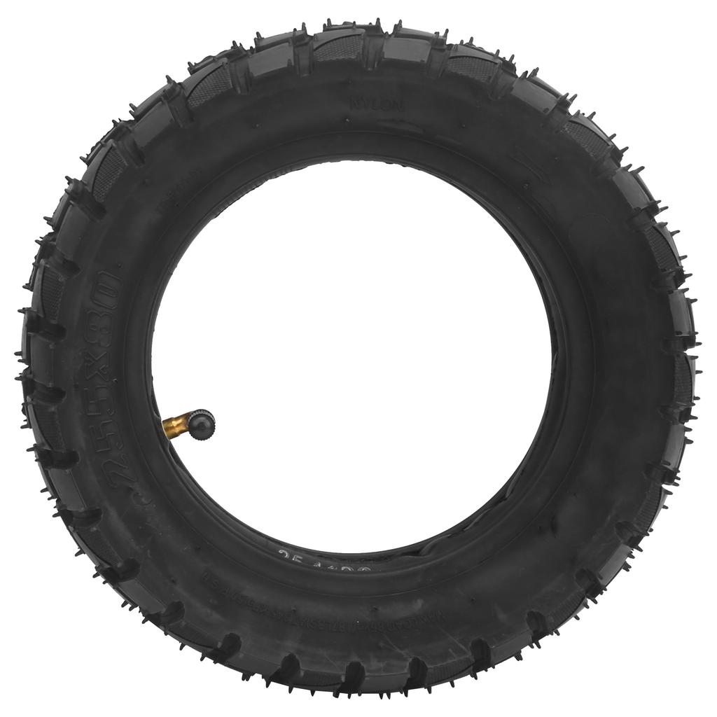 10in Electric Scooter Tire with 10x2.5in Inner Tube Inflatable Rubber Tyre Replacement 255x80 Outer Tube
